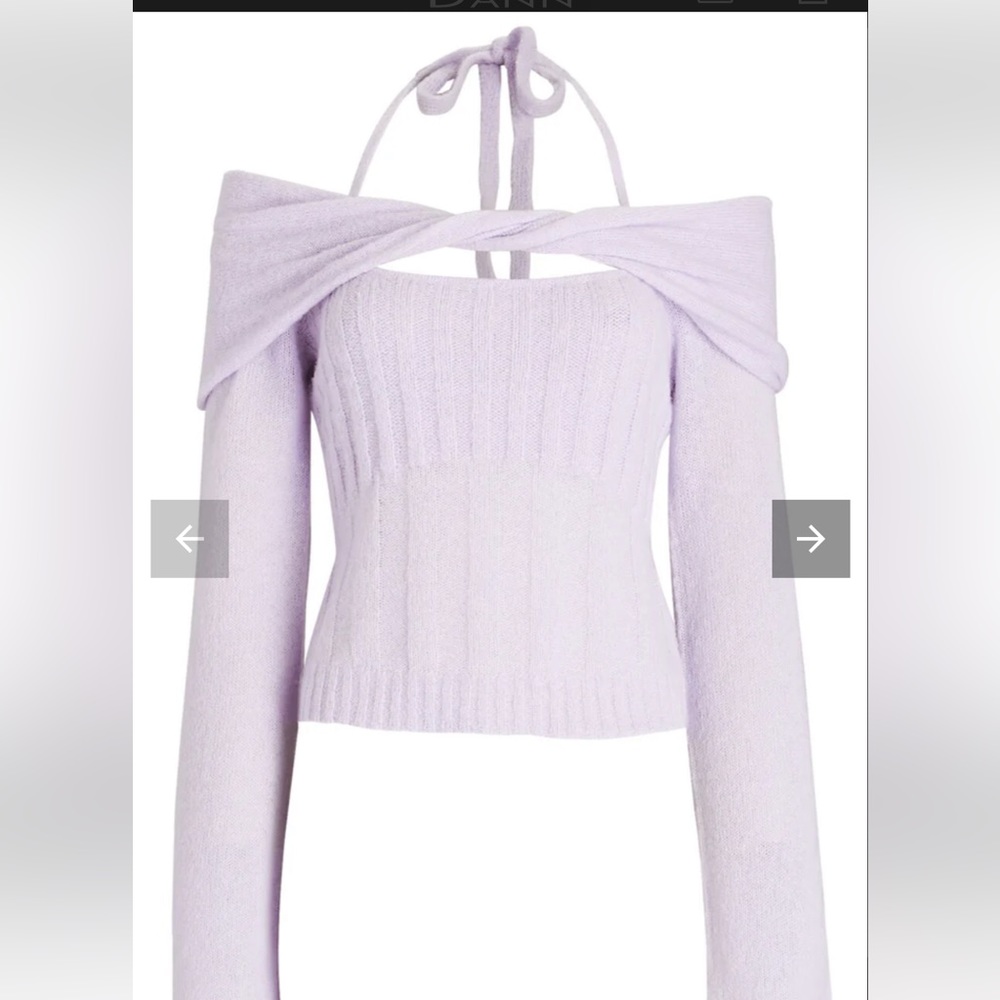 Jonathan Simkhai Cambria off the shoulder top